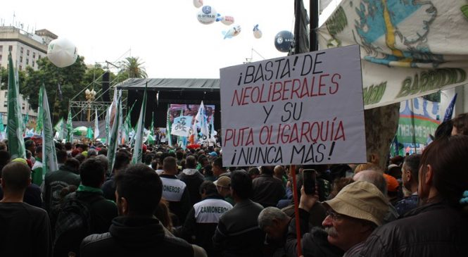 30A: Paro y movilización en Buenos Aires