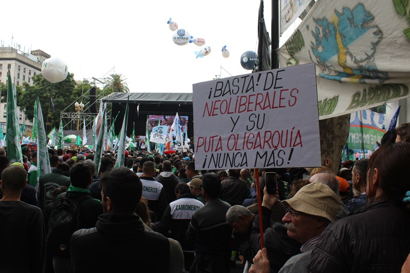 30A: Paro y movilización en Buenos Aires