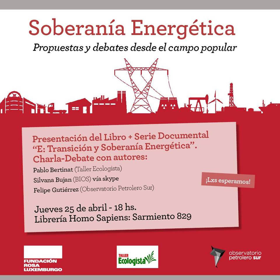 Presentación del libro “Soberanía energética” en Rosario
