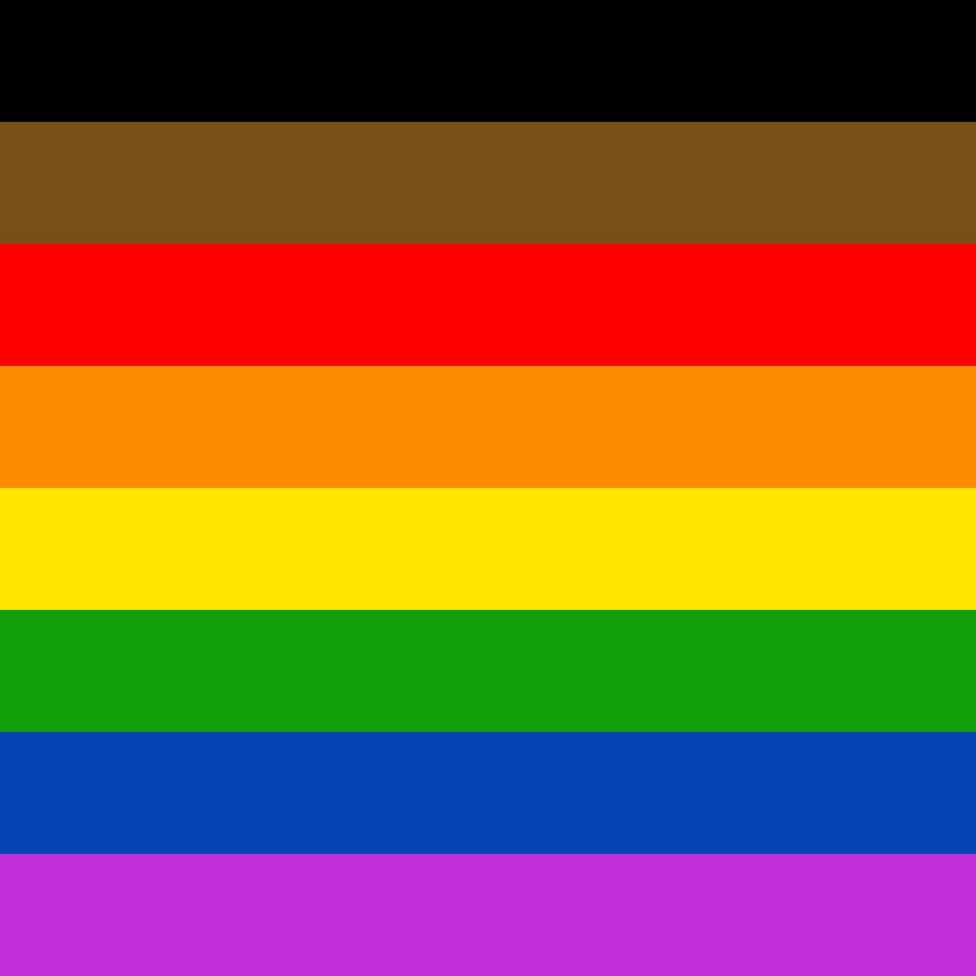 Resultado de imagem para LGBT races flag