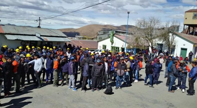 Mineros de El Aguilar van a la huelga por condiciones laborales