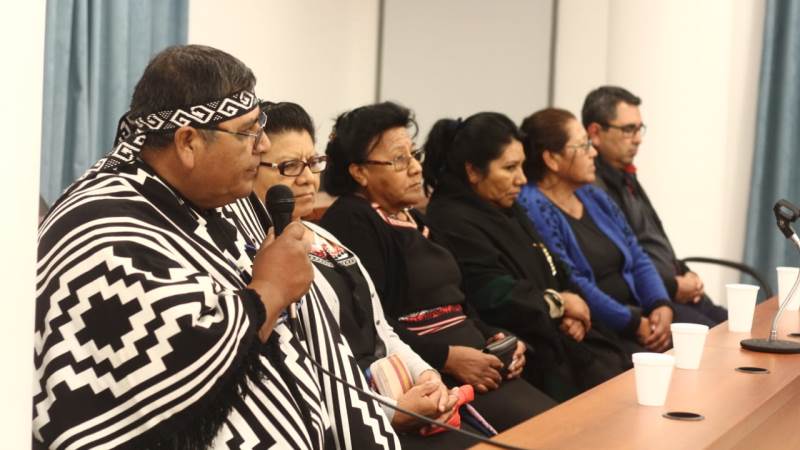 Conversatorio sobre el derecho penal y la defensa de los derechos de las comunidades indígenas