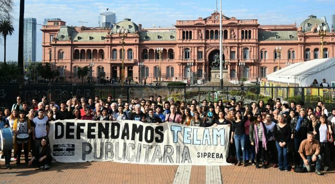 Amenaza de despidos en Télam: se inicia un acampe frente a la Justicia del Trabajo