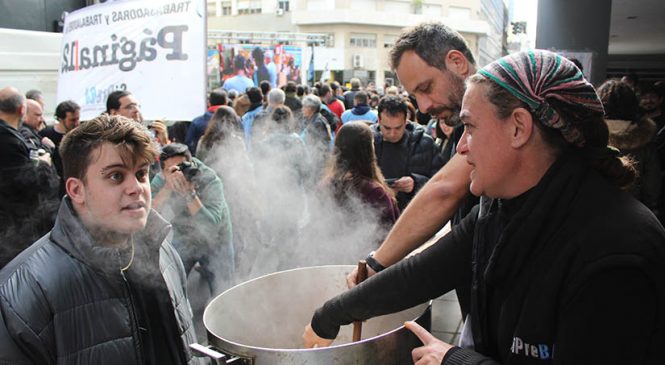 Periodismo en Emergencia: Jornada de lucha del SiPreBA para denunciar la crisis en el sector