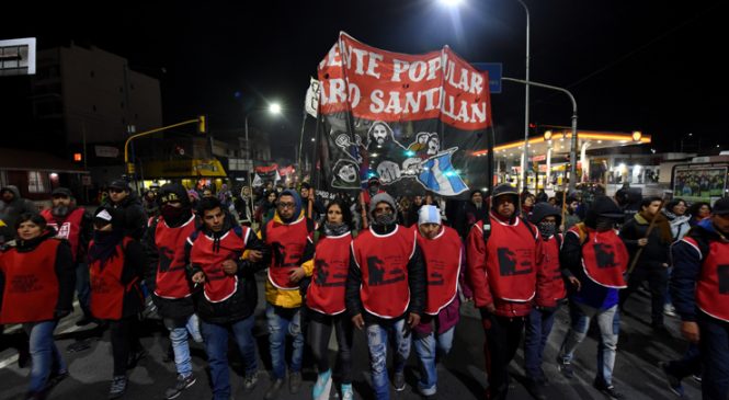 Marcha de Antorchas al Puente Pueyrredón