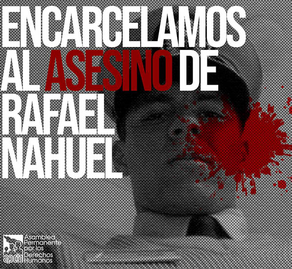 La APDH celebra la detención del asesino de Rafael Nahuel