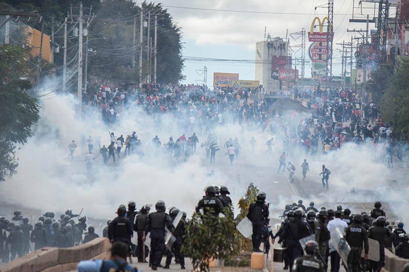 Revuelta popular en Honduras: Los protagonistas