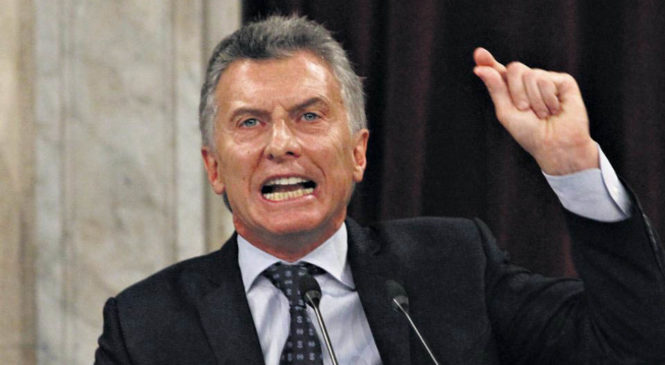 Repudio a las declaraciones del presidente Macri