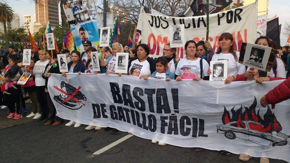 Marcha Contra el Gatillo Fácil en La Plata