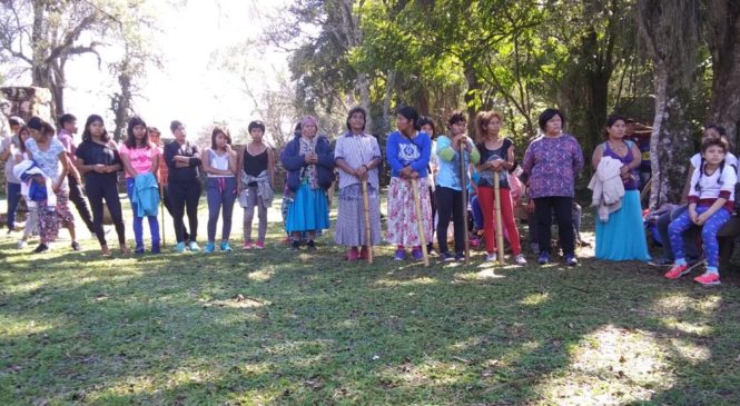 Comunidades mbya protestaron en las reducciones jesuíticas