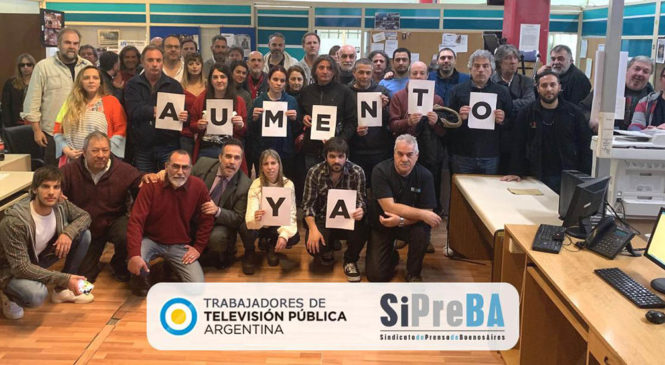 TV Pública: Plan de Lucha por aumento del salario