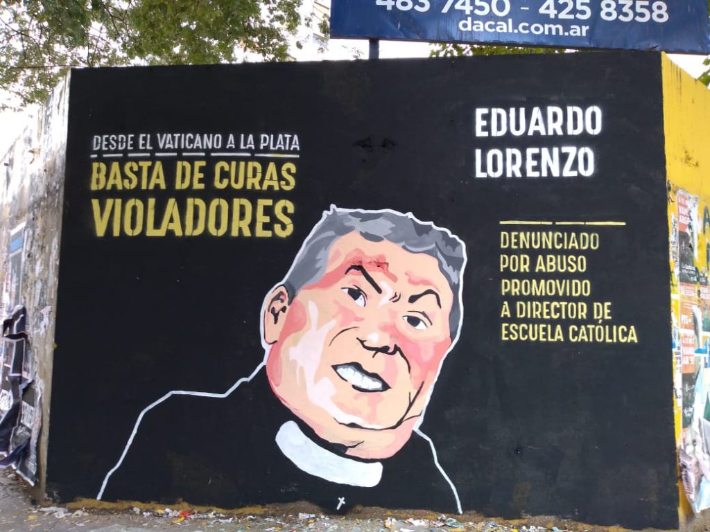 El cura Lorenzo pide cárcel por la pintada de un mural