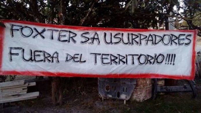 #QuebradadelToro / Foxter la empresa contra los territorios originarios