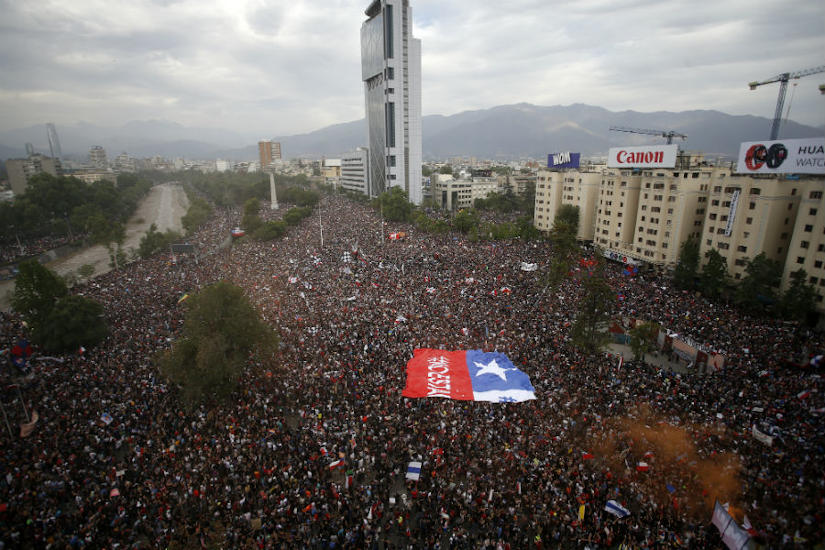 La marcha más grande de Chile