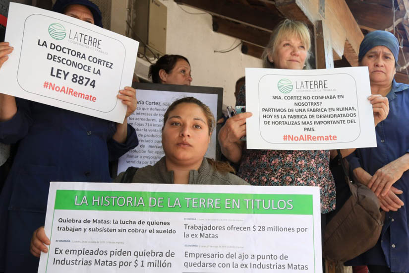 Mendoza: Cooperativa La Terre enfrenta el remate de su planta productiva