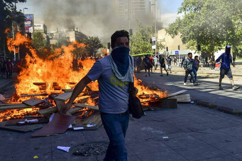 Reporte revueltas en Chile – 22 de octubre