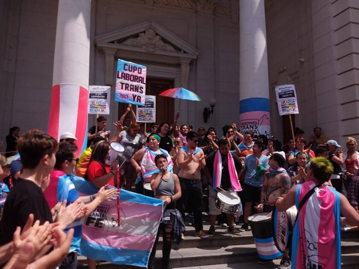 La provincia de Santa Fe aprobó el cupo laboral travesti-trans