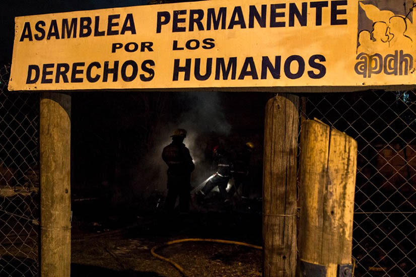 Grave ataque a APDH La Matanza: incendiaron su sede