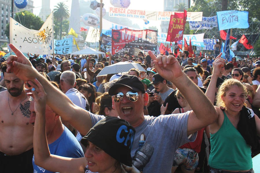 10D: alegría en las calles en el adiós a Macri