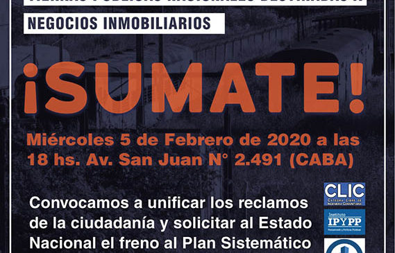 CABA: Campaña para recuperar las tierras públicas privatizadas por el PRO