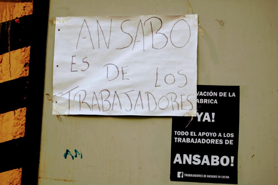 Trabajadores de Ansabo pusieron en marcha la producción y van por la expropiación