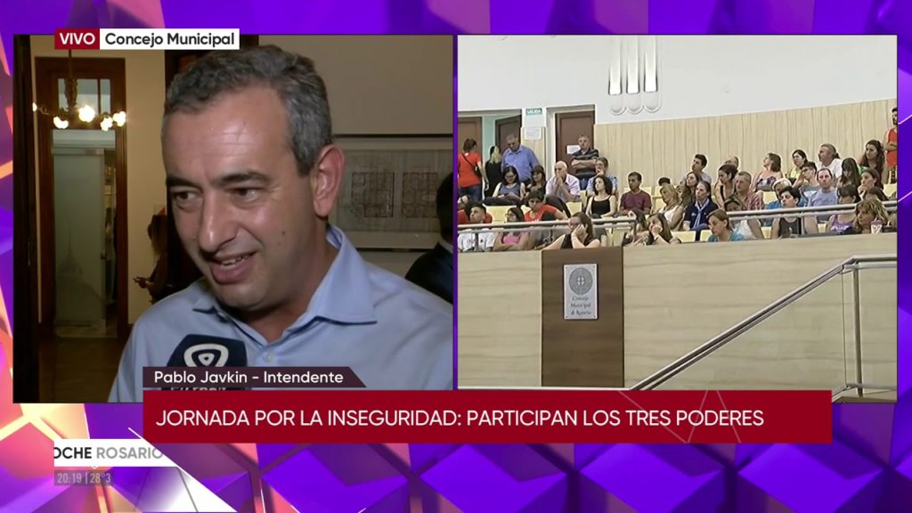 “JORNADA PÚBLICA HACIA UN ACUERDO PLURAL POR LA PAZ EN ROSARIO”, en el CONCEJO MUNICIPAL DE ROSARIO (CMR)