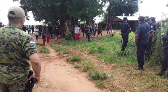 Paraguay: comunidad mbya guaraní se resistió a desalojo de tierras