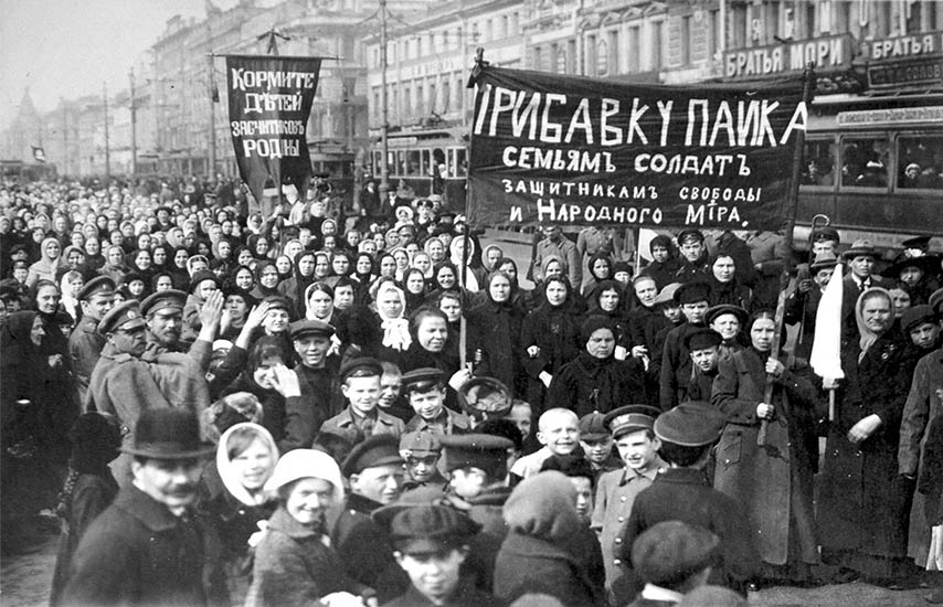 En el Día Internacional de la Mujer comenzó la Revolución Rusa