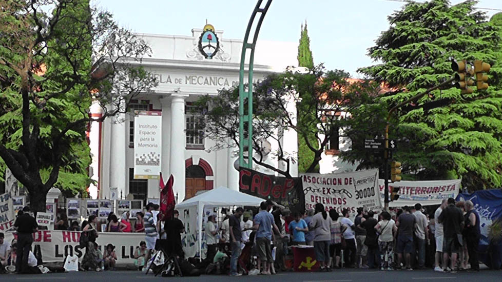 Encuentro Memoria Verdad y Justicia: “Fuera los militares de la ESMA”