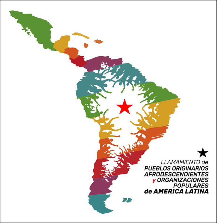 Llamamiento de pueblos originarios, afrodescendientes y organizaciones populares de América Latina