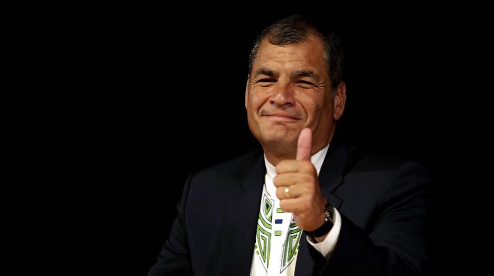 Repudian sentencia contra expresidente ecuatoriano Rafael Correa