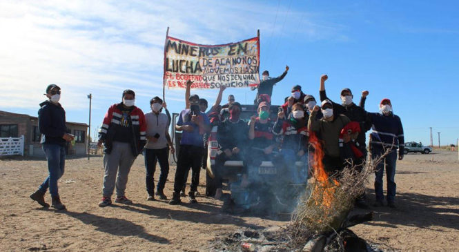 Neuquén: Buscan amedrentar la lucha de los mineros de Andacollo