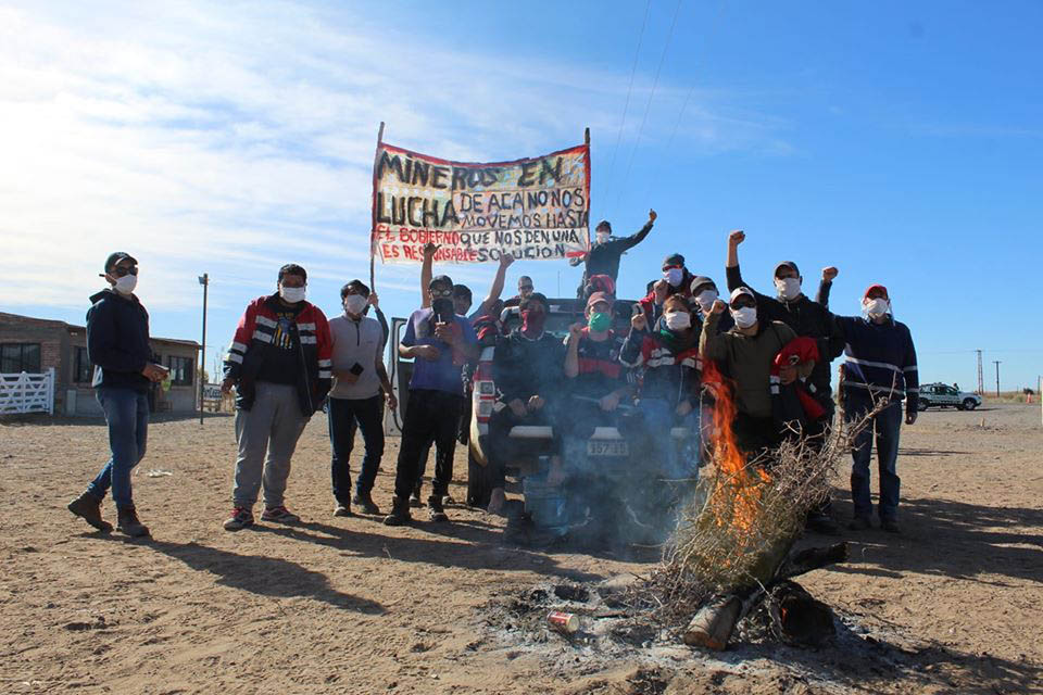Neuquén: Buscan amedrentar la lucha de los mineros de Andacollo