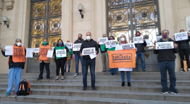 Se cumplió una fuerte Jornada Nacional de Lucha en salud