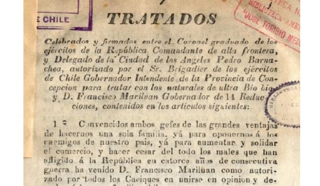 Los Tratados del Pueblo Nación Mapuche y las violaciones del Estado chileno