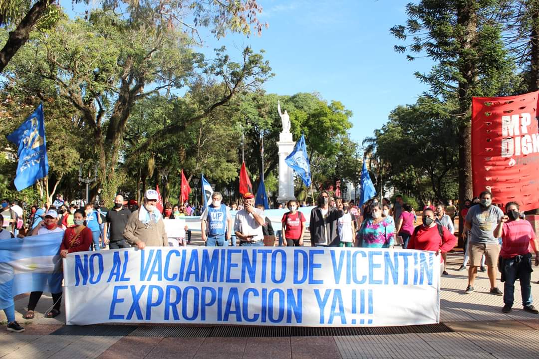 Jornada nacional de lucha por la expropiación de Vicentin