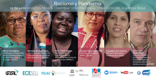 Webinar sobre Racismo y Pandemia