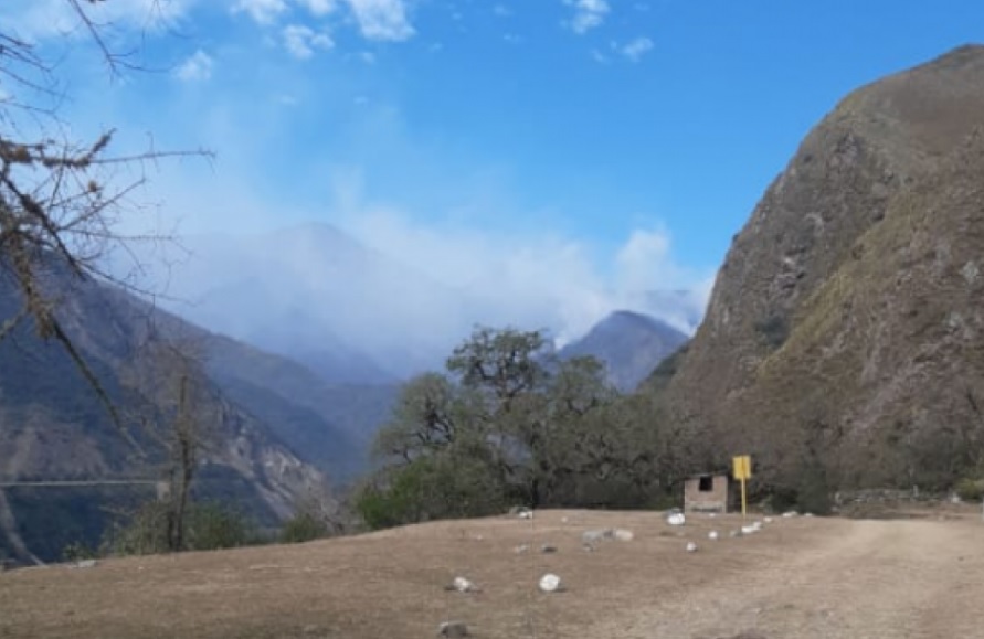 Sigue el incendio forestal en las Yungas salteñas: “Pedimos ayuda por nuestra naturaleza”