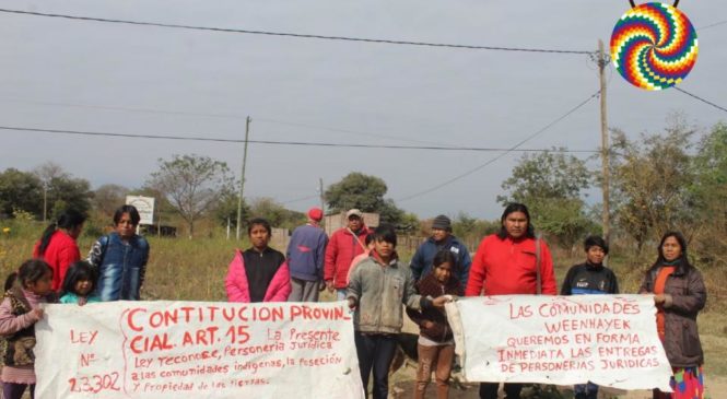 Comunidades weenhayek reclaman reconocimiento del Estado