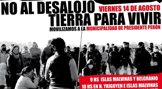 Movilización para detener el desalojo de Cuatro Barrios de Guernica
