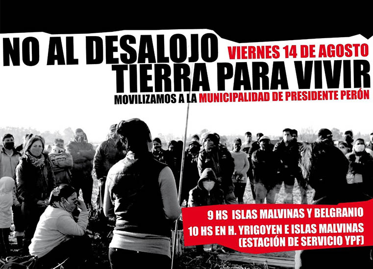 Movilización para detener el desalojo de Cuatro Barrios de Guernica