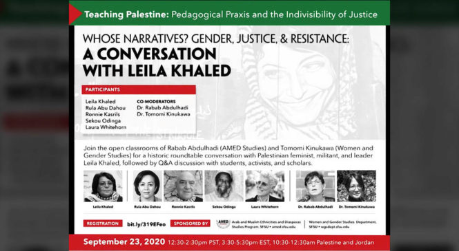 Zoom, Facebook y YouTube censuran seminario de la Universidad Estatal de San Francisco en el que participaba activista palestina