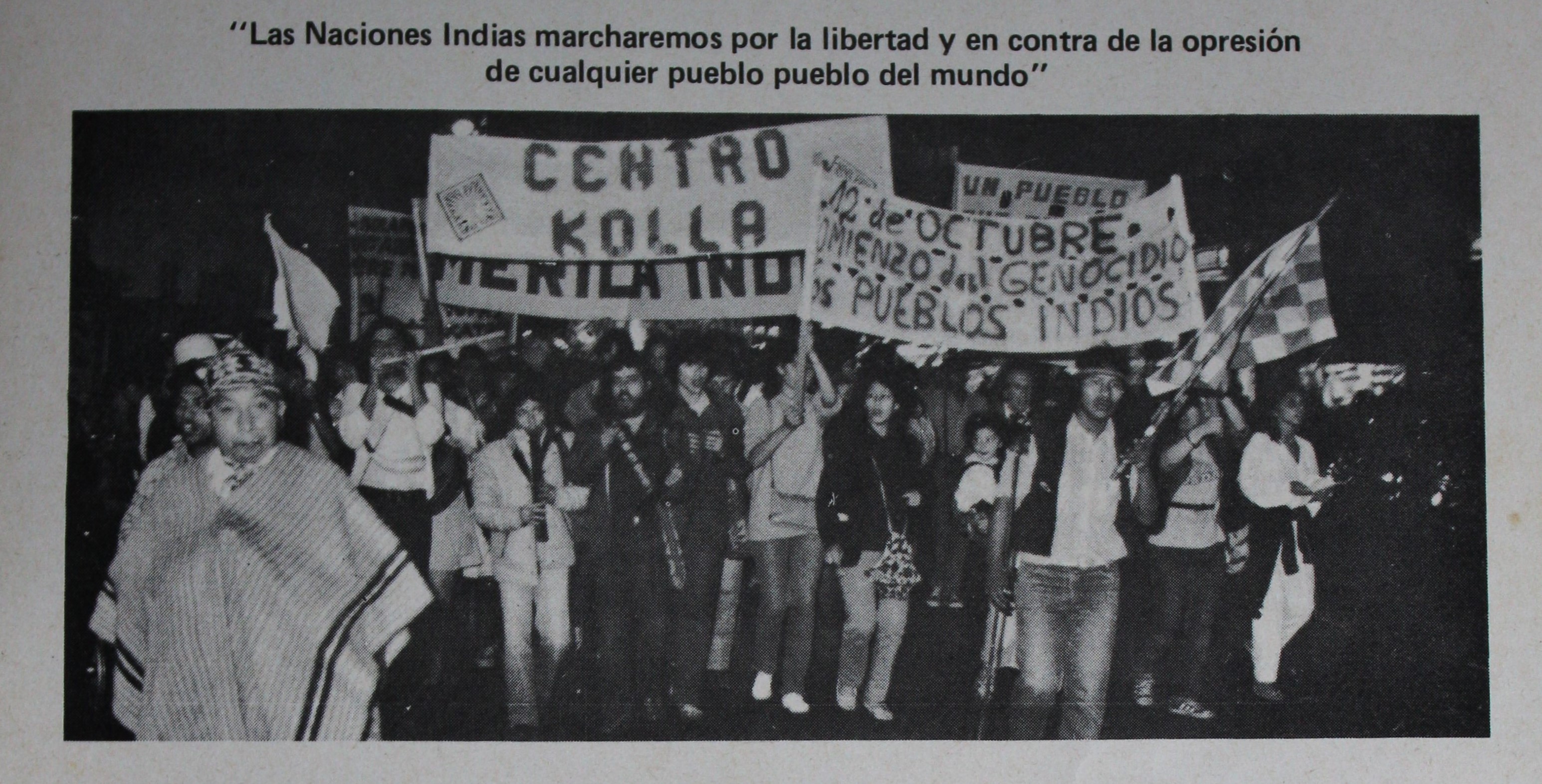 A 37 años de la marcha por la resistencia indígena