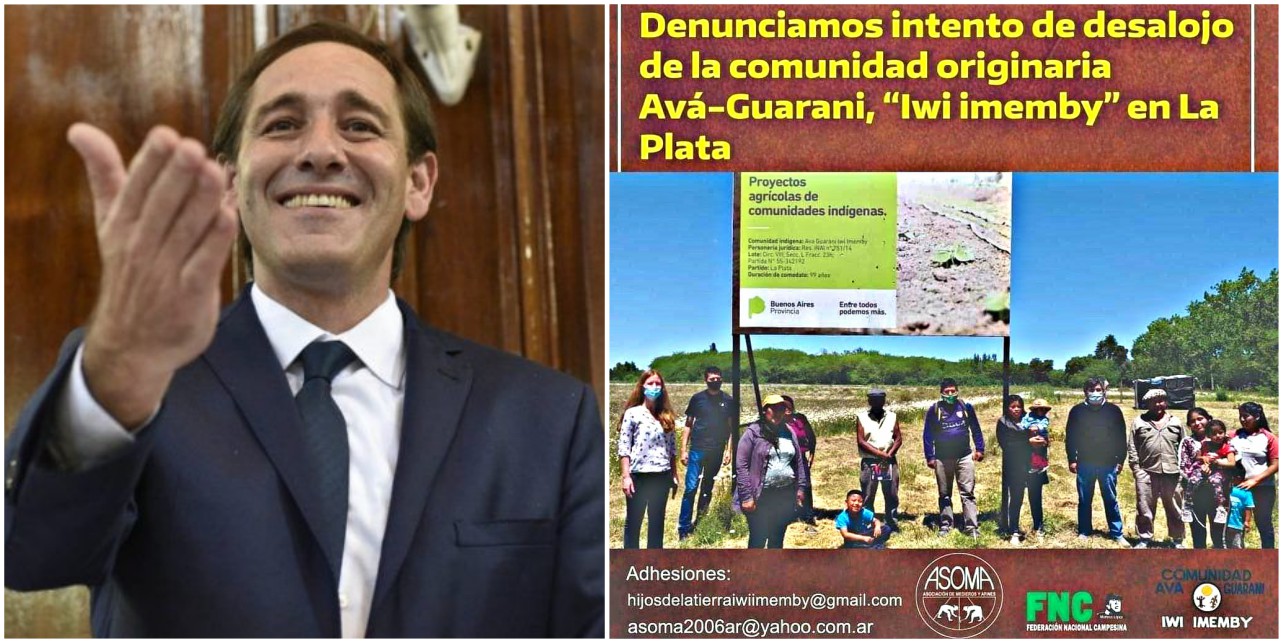 Municipalidad de La Plata quita tierras a comunidad Ava Guaraní para dárselas al Club Gimnasia y Esgrima