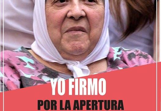 Esperamos tu firma por la Apertura de la totalidad de los archivos de la dictadura