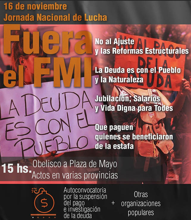 Jornada Nacional de Lucha “Fuera el FMI”