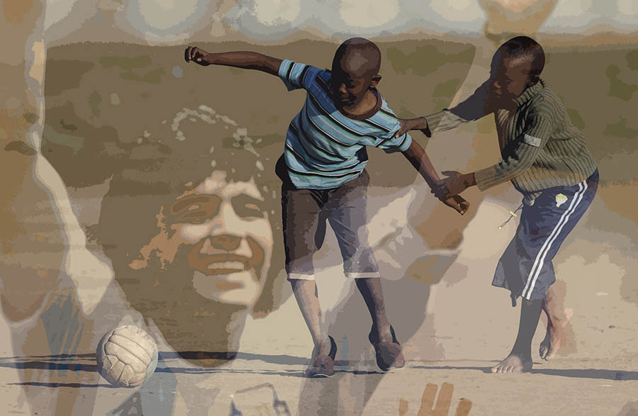 Maradona y las infancias de Senegal