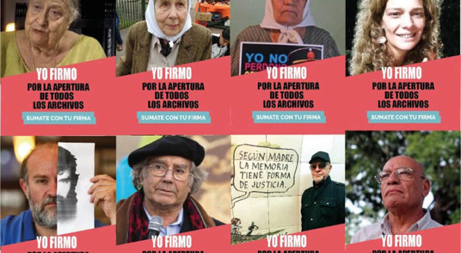 “La apertura de los archivos nos conducirá a una infinidad de informaciones respecto de los 30.000 desaparecidos”