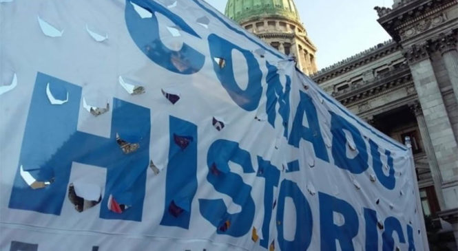 Jornadas de lucha docente en la última semana de marzo