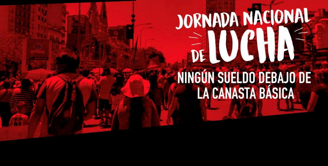 Ollas populares en Plaza de Mayo contra el hambre y por aumento salarial